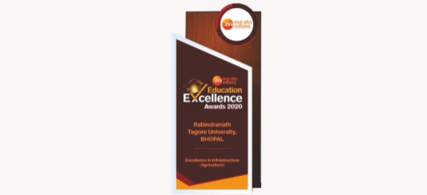 ZEE MP-CG Education Excellence Award 2020 for Excellence in Infrastructure (Agriculture & Engineering)