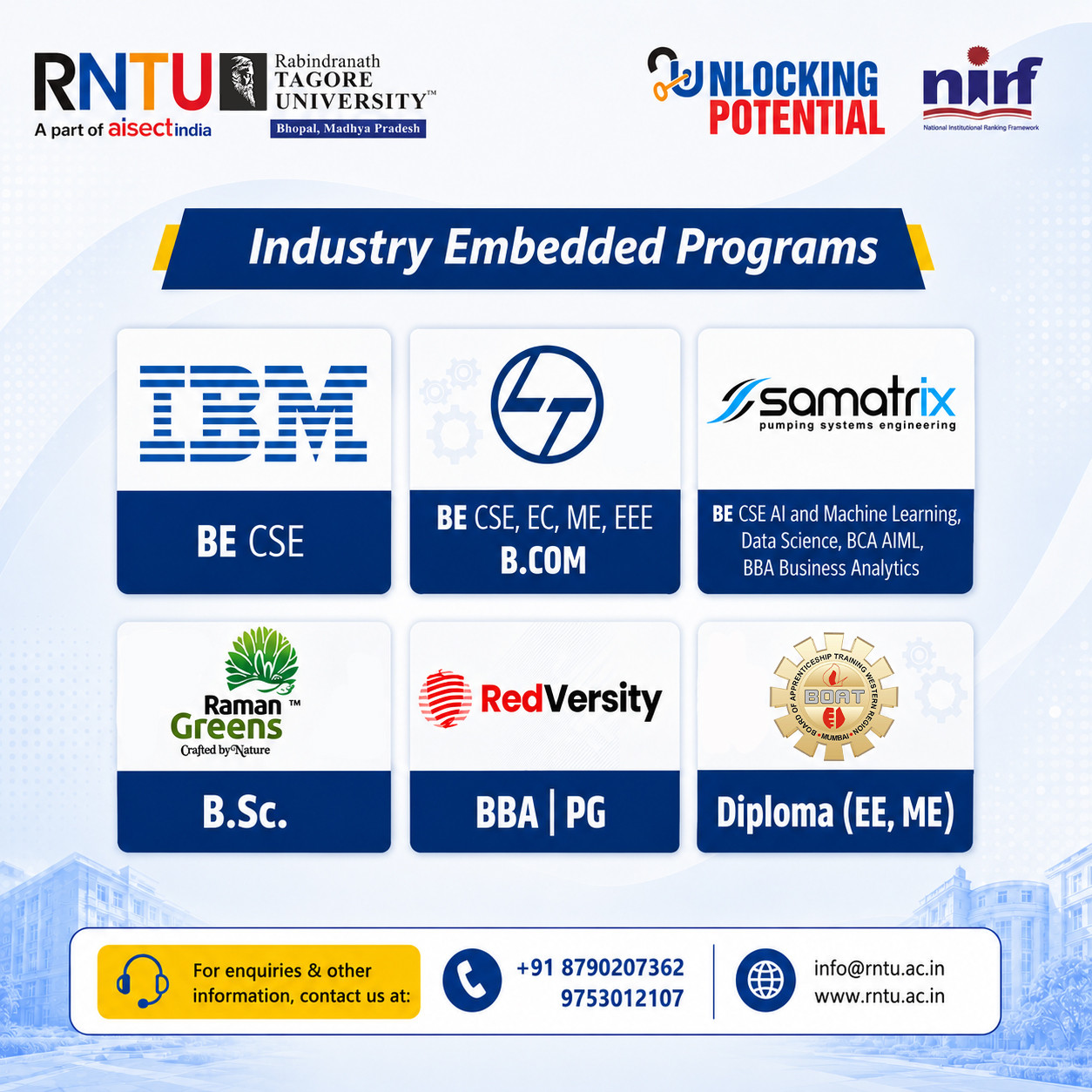 Industry Embedded Programmes