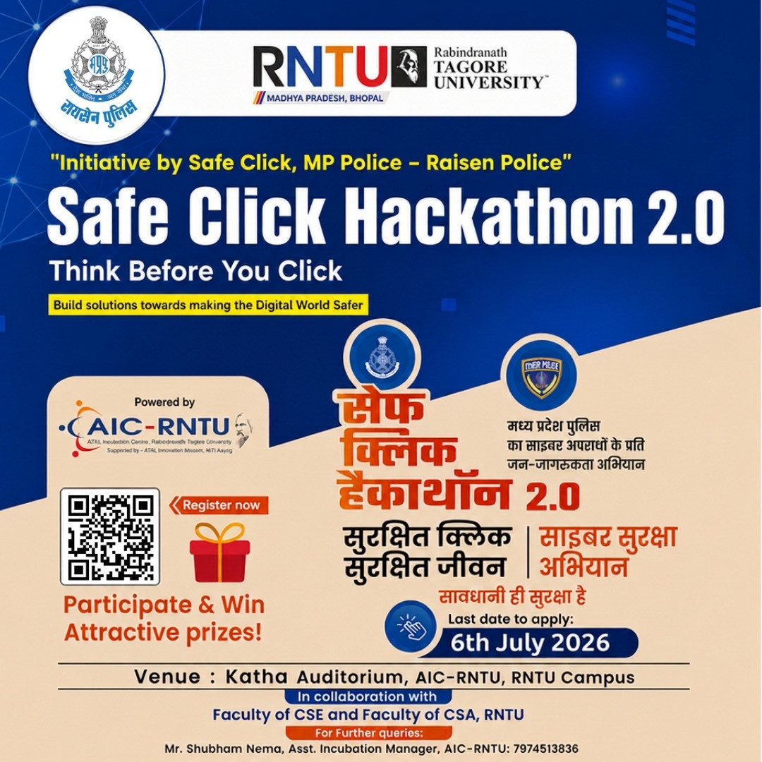 Safe Click Hackathon 2.0 on 8th July!